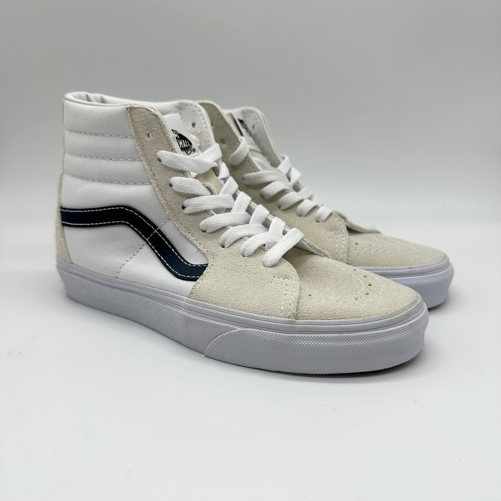 Vans Sk8-Hi White Suede High Top Sneakers Women’s 6 / Men’s 4.5 New